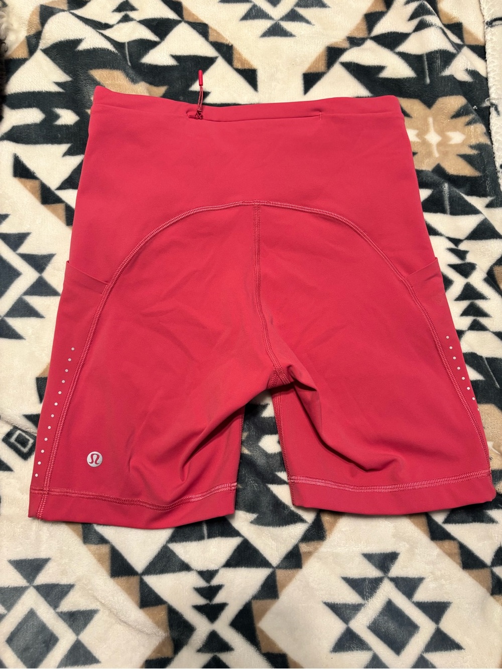 Pink lululemon high-Waist Women's Bike Shorts - Picture 2 of 2